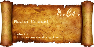 Mucha Csanád névjegykártya